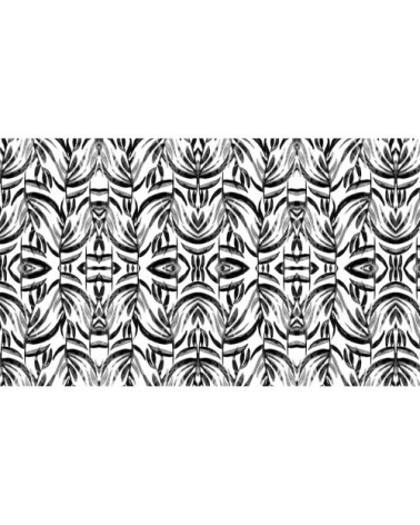 Papier peint panoramique ethnique 170 x 250  noir