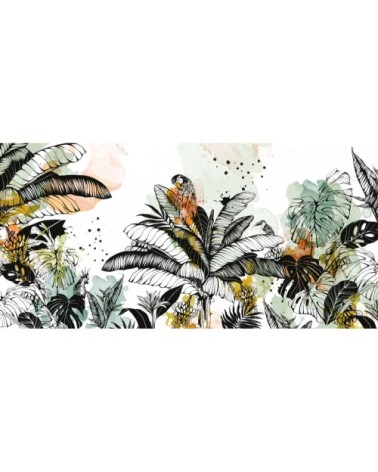 Papier peint panoramique dans la jungle 340 x 250  vert