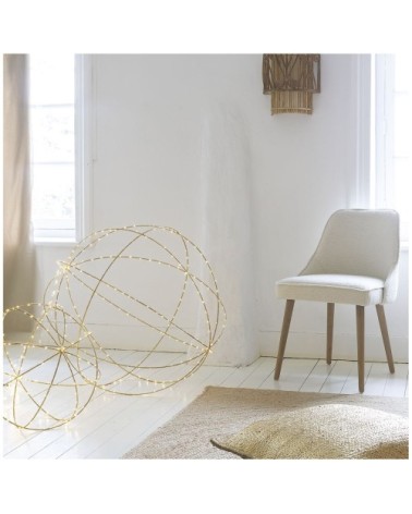Boule lumineuse métal