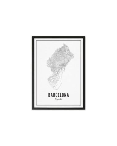 Affiche Ville Barcelone