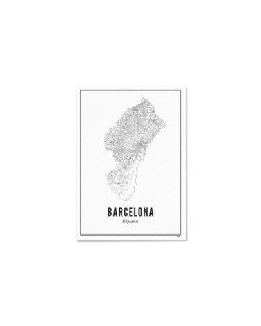 Affiche Ville Barcelone