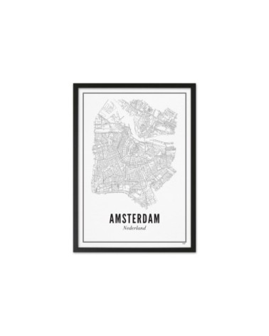 Affiche Ville Amsterdam