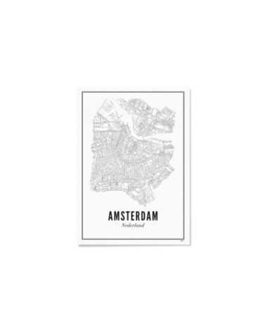Affiche Ville Amsterdam