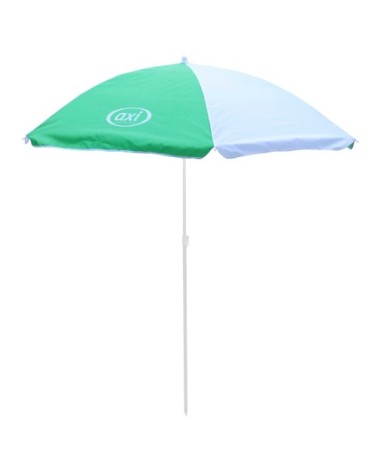Table de pique-nique avec parasol vert blanc