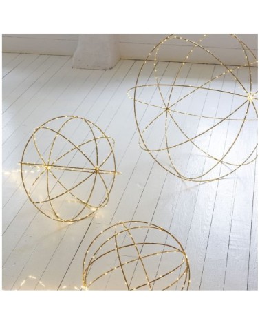 Boule lumineuse métal