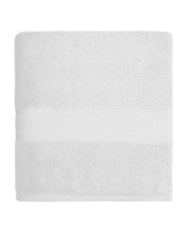 Drap de bain 550gr/m²  blanc 70x140 cm