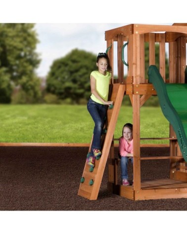 Aire de jeux en bois enfant