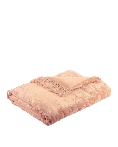 Futon en velours irisé - 180 x 80 cm - rose