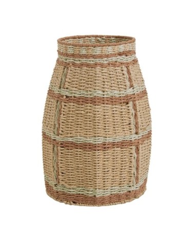 Vase décoratif en corde de papier