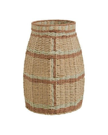 Vase décoratif en corde de papier