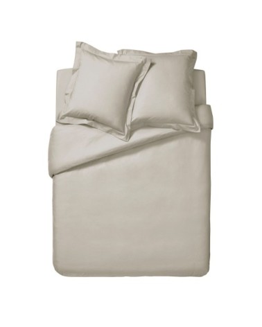 Housse de couette unie en percale de coton Lin 240x220