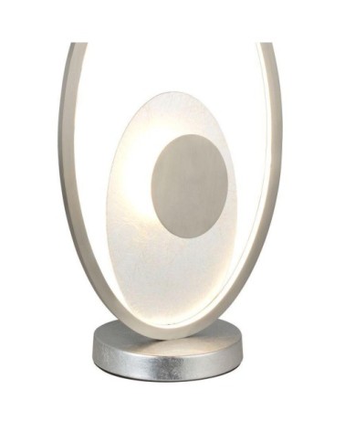 Lampe métal gris led