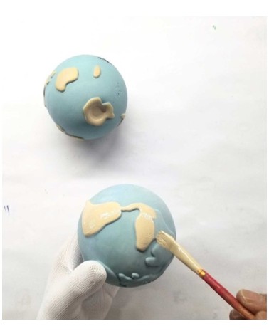 Jouet de bain balle Planète Terre