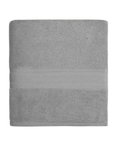 Drap de bain 550gr/m²  gris perle 70x140 cm