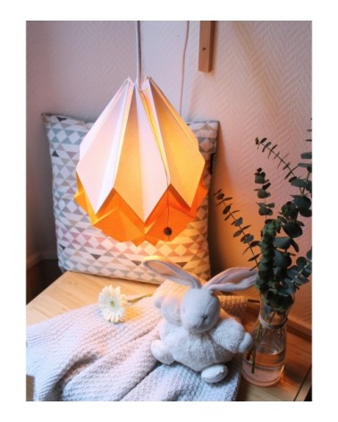 Suspension origami bicolore en papier M