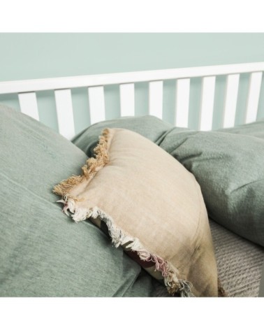 Lit mezzanine xl 90x200 échelle droite blanc