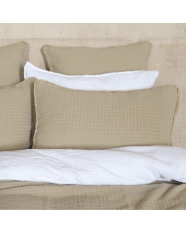 Housse de coussin gaze de coton mastic 65X65 CM