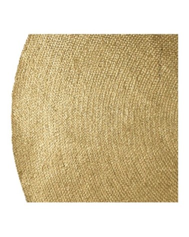 Tapis rond en jute - doré - diam. 150 cm