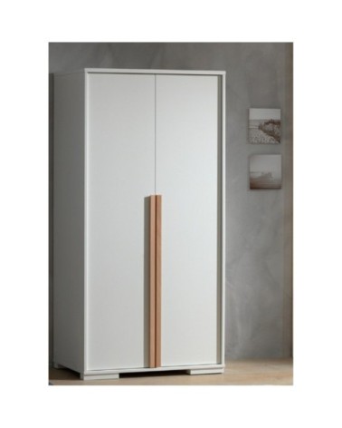 Armoire 2 portes blanc