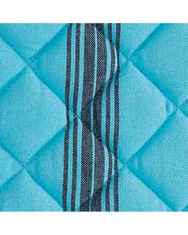 Gant à four  bleu turquoise 17x33 cm