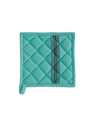 Lot de 2 maniques de cuisine  aqua sea 20x20 cm