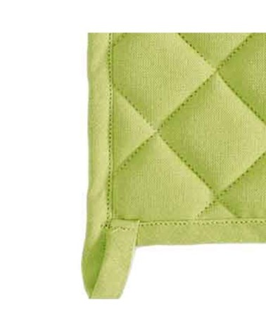 Lot de 2 maniques de cuisine  pomme 20x20 cm