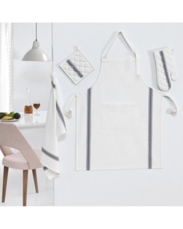 Gant à four  ecru 17x33 cm