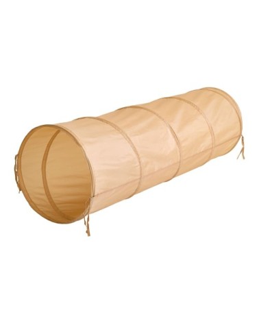 Tunnel de jeu en polyester marron