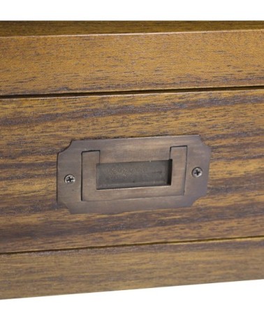 Meuble TV en bois marron L130