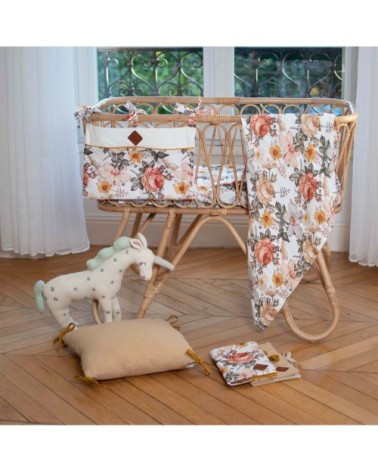 Grande peluche licorne en tricot de coton 50cm