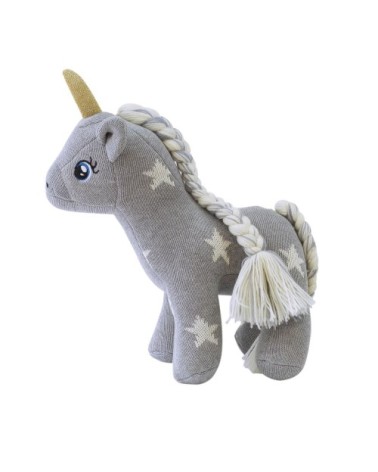 Peluche en coton tricot  Licorne étoile