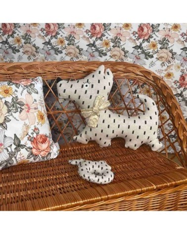 Grande peluche en coton - Chien Scotty