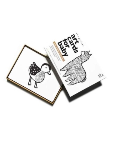 Cartes imagier animaux - Bébés animaux Blanc / Noir
