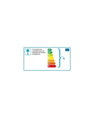 Lampe ciment portland blanche noire