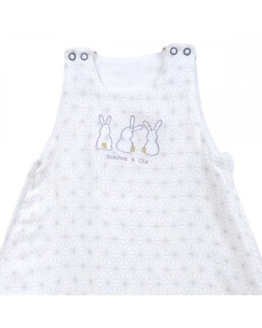 Gigoteuse été lange coton bio écrue 24-36 mois