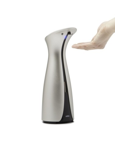 Distributeur automatique de savon otto plastique argenté