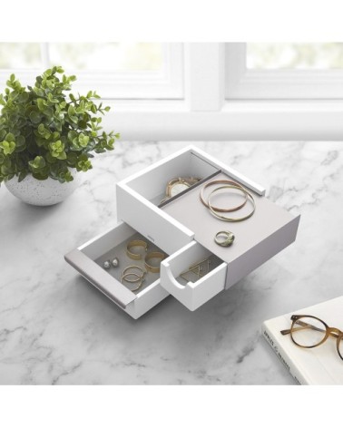 Boite à bijoux mini stowit carton gris