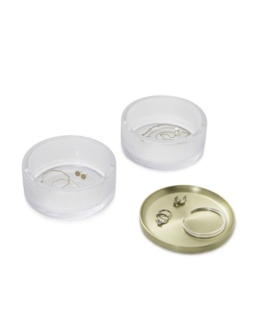 Boîte à bijoux tesora verre transparent