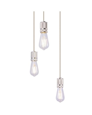 Suspension en métal anthracite