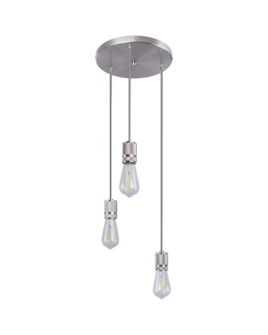 Suspension en métal anthracite