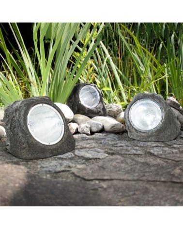 Luminaire à piquer extérieur en plastique_synthetic gris