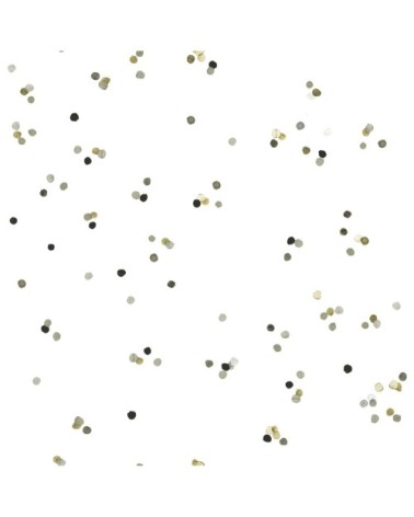 Papier peint intissé moucheté confetti multicolore 1005x52cm