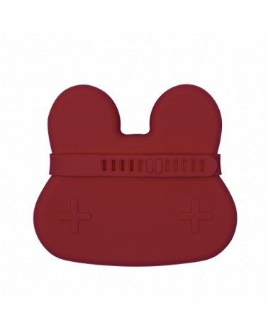 Boîte à goûter en silicone lapin  Brique