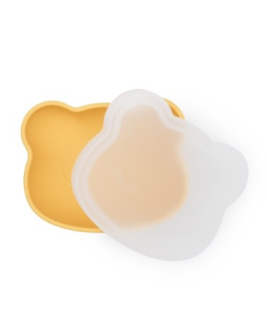 Bol à ventouse en silicone  Jaune