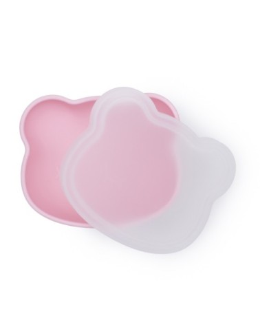 Bol à ventouse en silicone  Rose