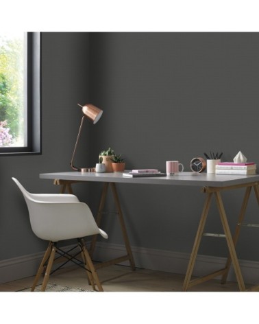 Papier peint intissé paradiso uni gris 1005x52cm