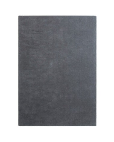 Tapis à poils courts en laine anthracite 250 x 350 cm SOFT