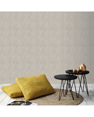 Papier peint intissé tissage bambou vert 1005x52cm