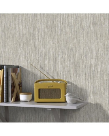 Papier peint intissé tissage bambou vert 1005x52cm