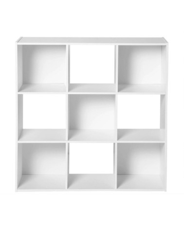 Etagère de rangement 9 cases - blanc